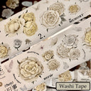 Whole Roll 6cm*6m Retelling The Past Die Cutting Washi/PET Tape