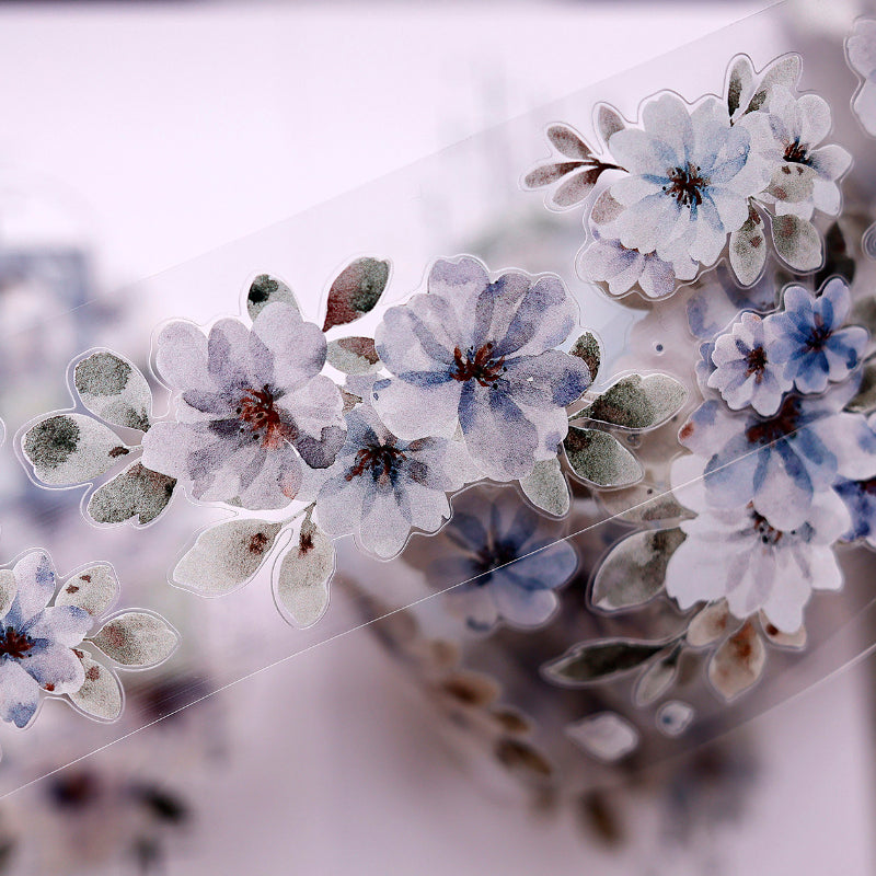 5.5cm*150cm Luxuriant Branches Die Cutting Washi/PET Tape for journaling, scrapbooking and collage