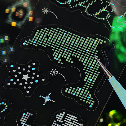 Diamond Declaration Series Laser Light Die Cutting PET Tape