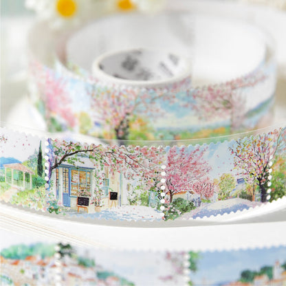 Natural Stamp Series Flash Synthetic Paper Tape for journaling, scrapbooking and collage