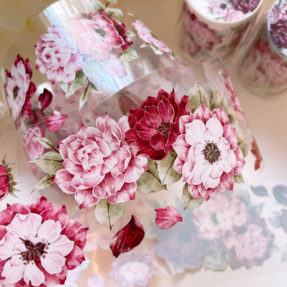 5.5cm*100cm Purple Jasmine Flower PET Tape