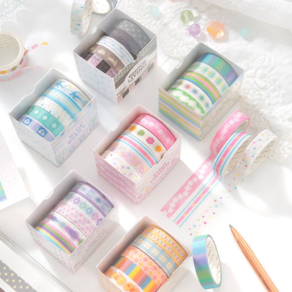 Sugar Frost Fantasy Series Washi Tape Set featuring fantasy designs for journaling, scrapbooking and collage