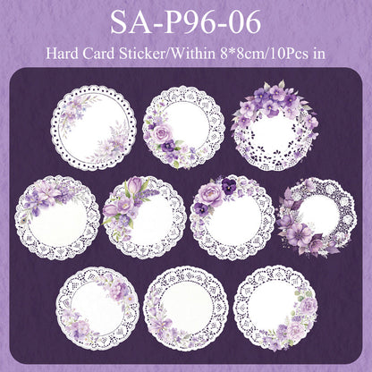 Lace Flower Series Sticker