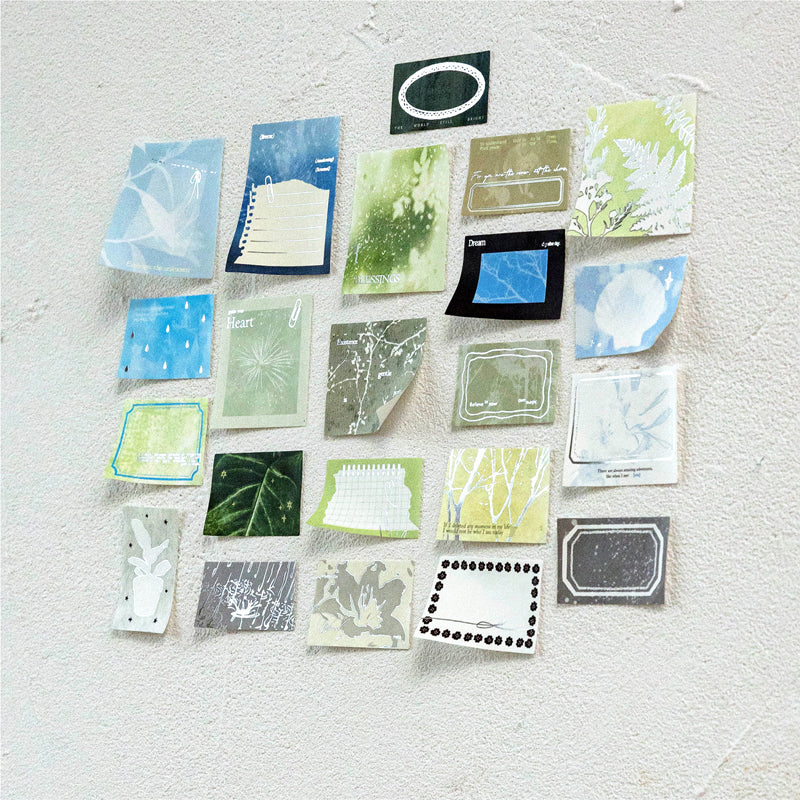 Inspiration Notes Series Die Cutting Silver Stamping Writing Paper Tape