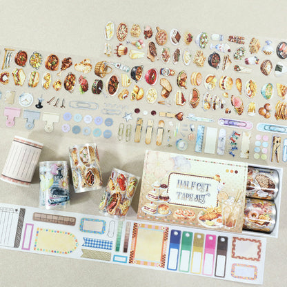 Warm Food Tape Set for journaling, scrapbooking and collage