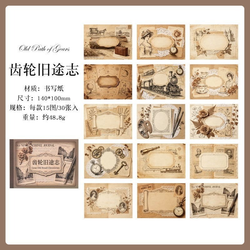 Vintage Chronicles Material Paper