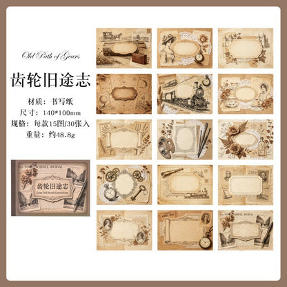 Vintage Chronicles Material Paper