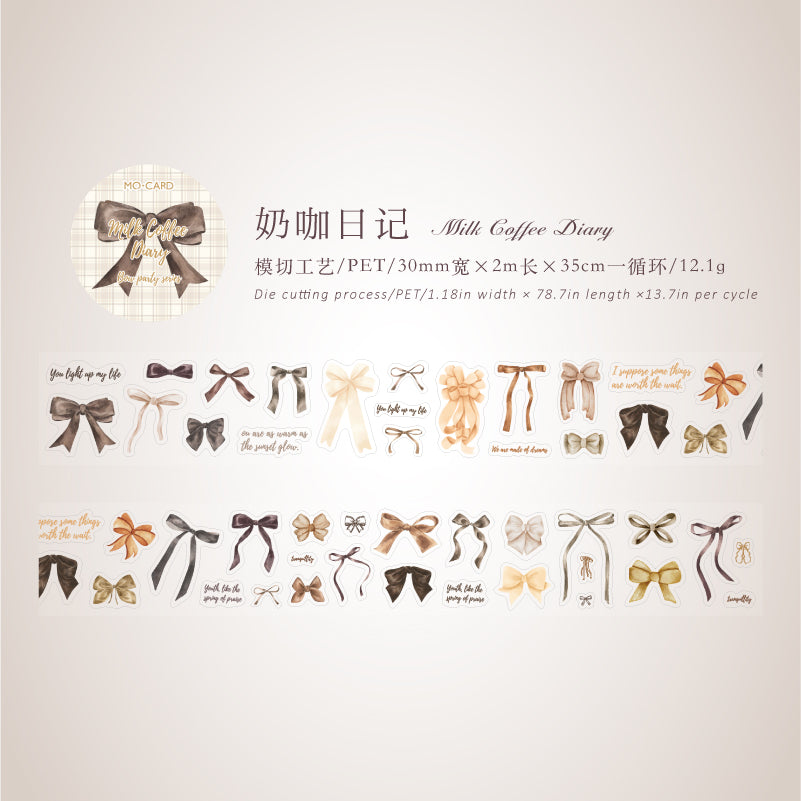 Bow Party Series Die Cutting PET Tape