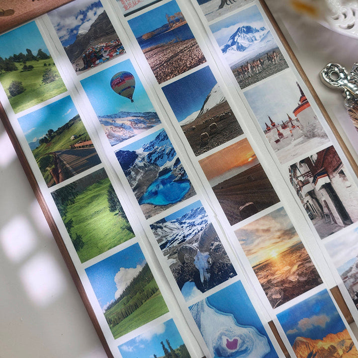 5cm*150cm 318 Road Trip Die Cutting Fog PET Tape for journaling, scrapbooking and collage