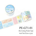 Endless Summer Series Die Cutting Washi Tape