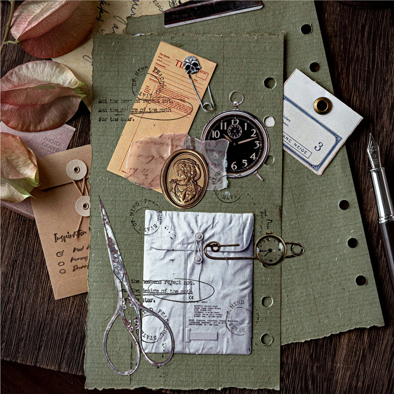 Antique Exhibition Room Series Sticker for journaling, scrapbooking and collage