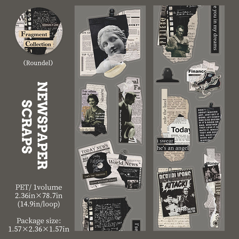 Fragment Collection Series Die Cutting PET Tape