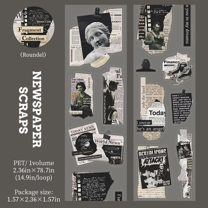 Fragment Collection Series Die Cutting PET Tape