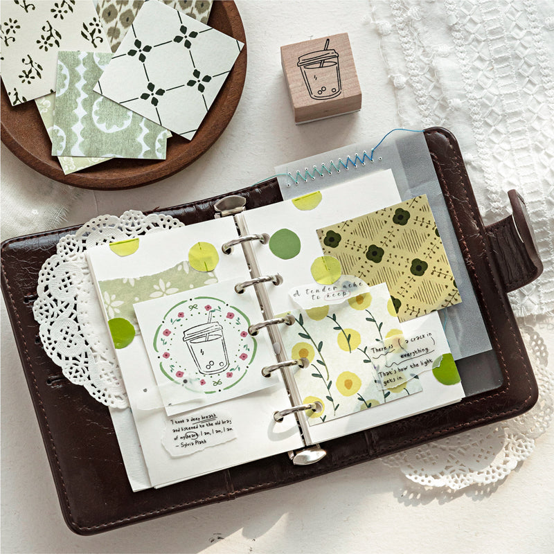 Old Color Collection Series Sticker Book featuring old, book, and color designs for journaling, scrapbooking and collage