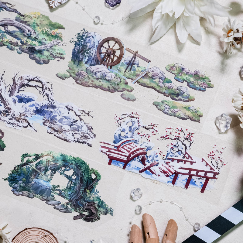 Whole Roll 7cm*5m Holy Land PET Tape for journaling, scrapbooking and collage