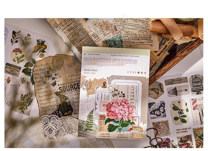 Vintage Butterfly Garden Sticker Book