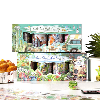 The feeling of life series Die Cutting PET Tape Set for journaling, scrapbooking and collage