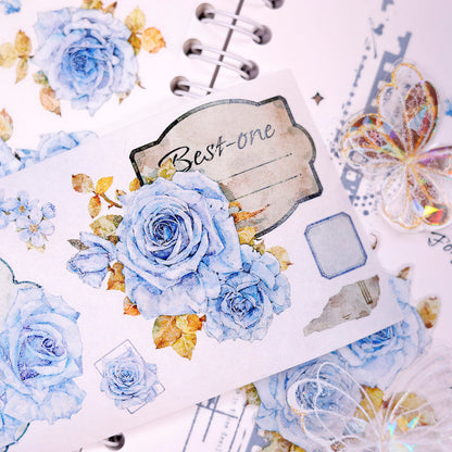6cm*120cm Clear Dew Die Cutting Washi/PET Tape for journaling, scrapbooking and collage