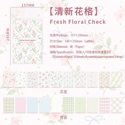 Pick Sweet Rose Material Paper