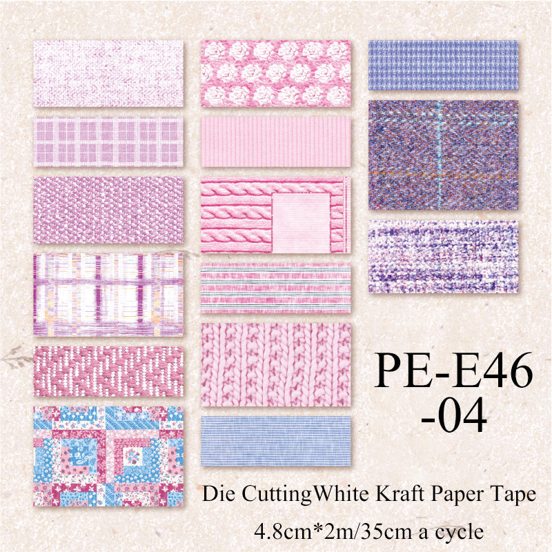 Time Weaving Machine Series Die Cutting White Kraft Paper Tape