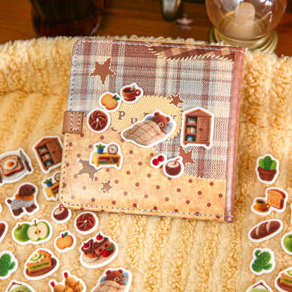 Fleece Rug Series Sticker for journaling, scrapbooking and collage