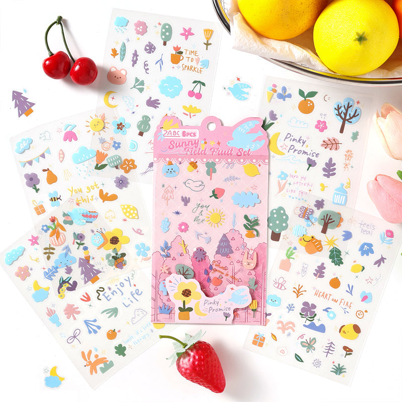 Cloud Travel Series Sticker featuring cloud designs for journaling, scrapbooking and collage