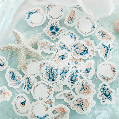 Quiet sea of flowers Sticker