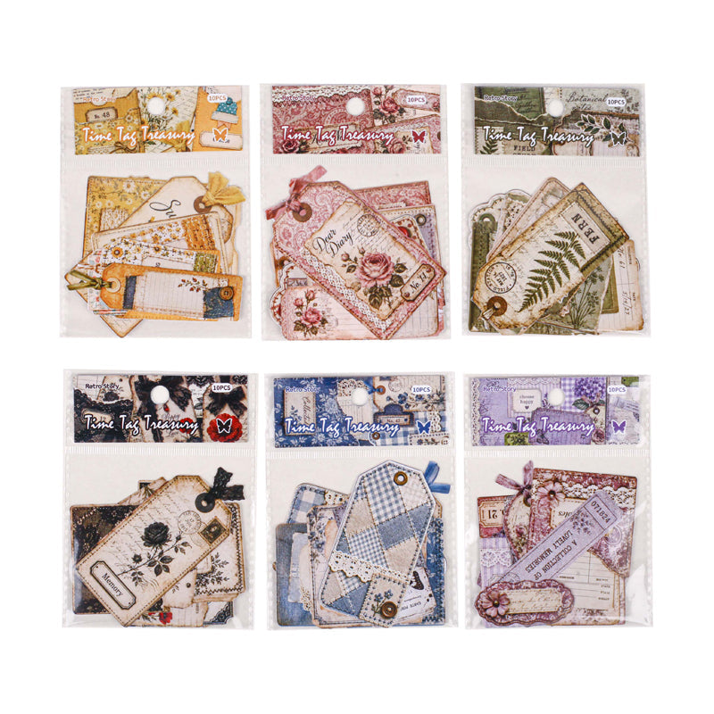 Time Tips Series Sticker for journaling, scrapbooking and collage