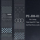 Dot Mark Series Die Cutting Flash Sand PET Tape