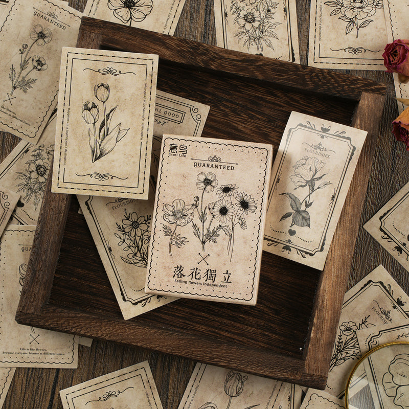 Independence of fallen flowers Sticker