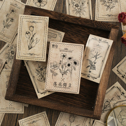 Independence of fallen flowers Sticker