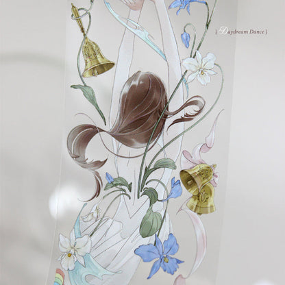 Whole Roll 4.8cm*10m Daydream Dance Glass Light PET Tape