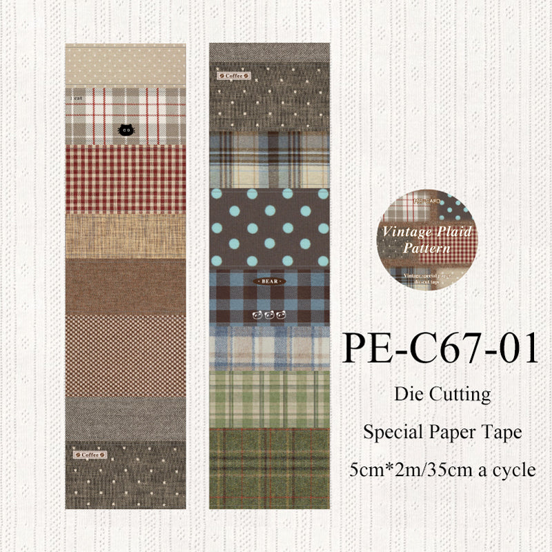 Paper Sketch Series Die Cutting Special Paper Tape