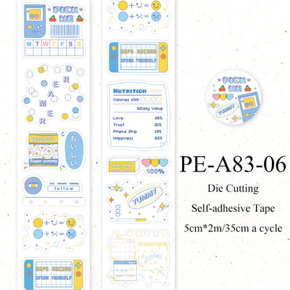 Half sugar market series Die Cutting Self-adhesive Tape