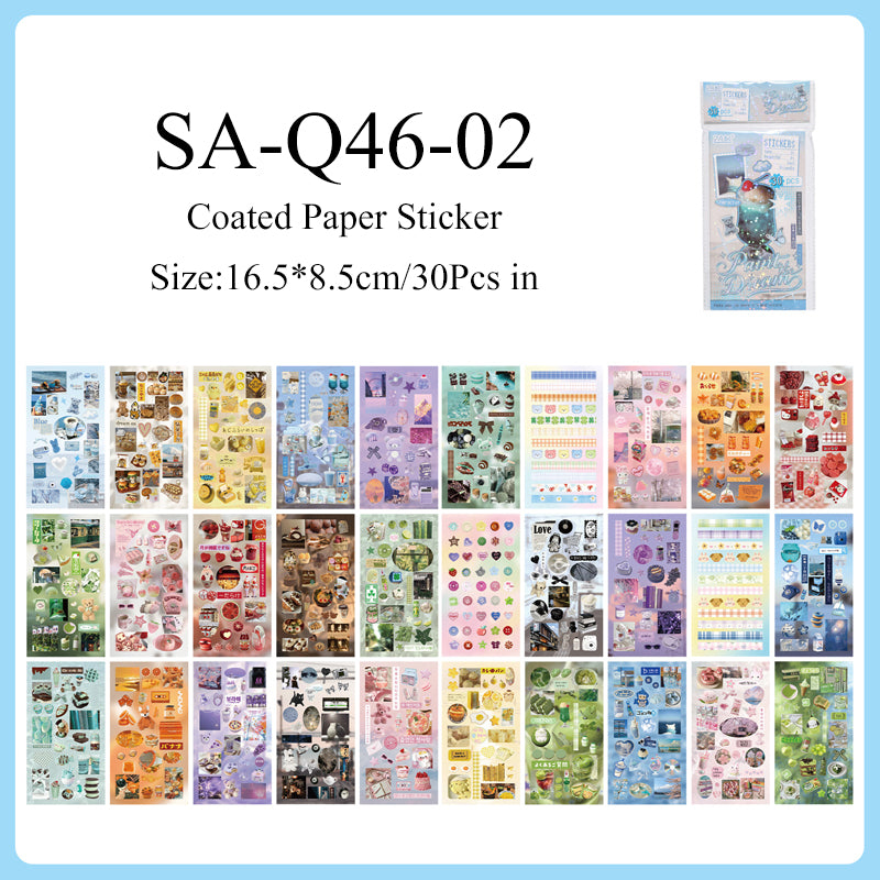 Old Memories Dreams Series Sticker Book