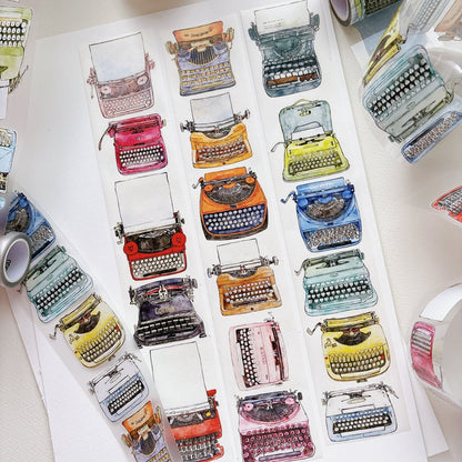Whole Roll 5.5cm*5m Da Da Die Cutting Washi/PET/Fog PET Tape