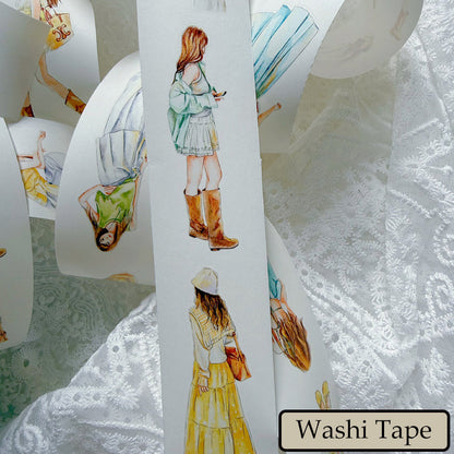 5cm*166cm Lemon Sea Salt Die Cutting Washi/PET/Fog PET Tape