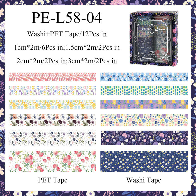 Senya Shikomi Series Washi/PET Tape Set