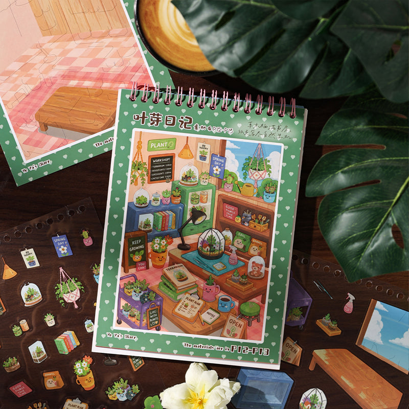 Wondrous Structures Series 3D Sticker Book featuring book designs for journaling, scrapbooking and collage