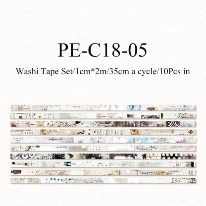 Basic Life Series Washi Tape Set