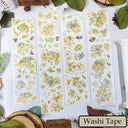 Whole Roll 5cm*5m Flower Insect Die Cutting Washi/Synthetic Paper/Shell Light PET Tape