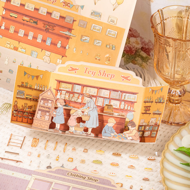 Old Dreams French Style Store Series 3D Sticker featuring dream, and old designs for journaling, scrapbooking and collage