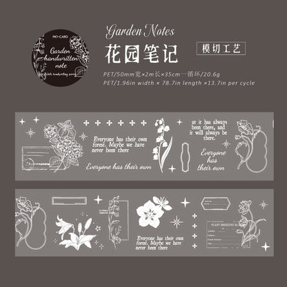 White Note Series Die Cutting PET Tape