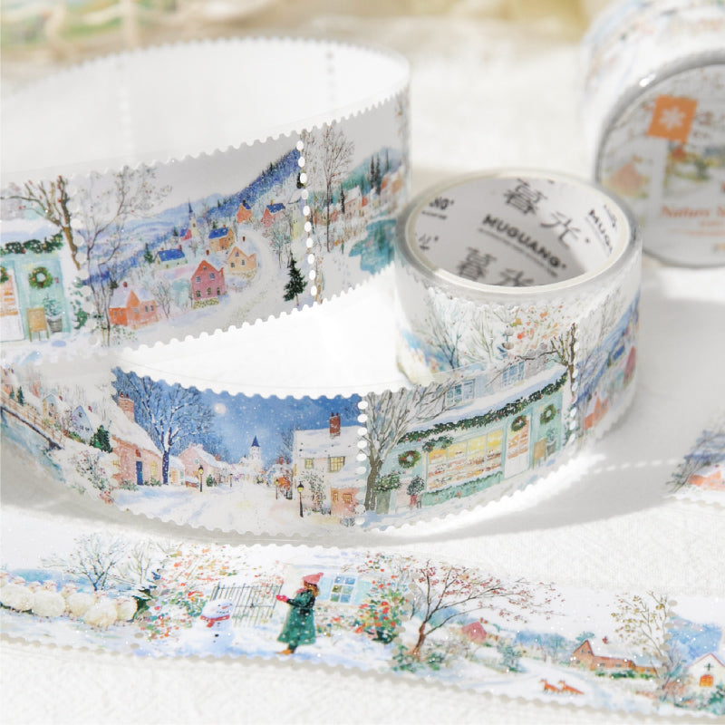Natural Stamp Series Flash Synthetic Paper Tape for journaling, scrapbooking and collage