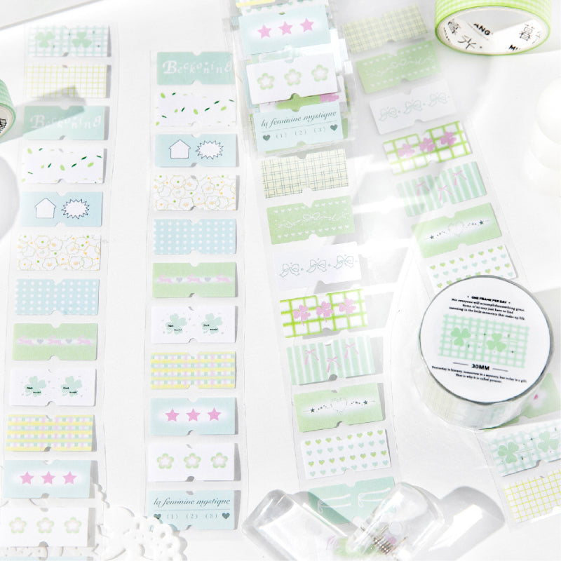 Showa Monologue series Die Cutting Writing Paper Tape for journaling, scrapbooking and collage