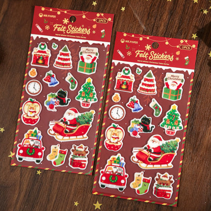 Warm Winter Christmas Story Series Sticker for journaling, scrapbooking and collage