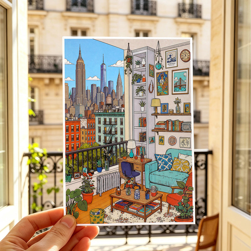 Manx Leisure Series 3D Sticker featuring leisure designs for journaling, scrapbooking and collage