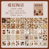 Warm brown pottery language