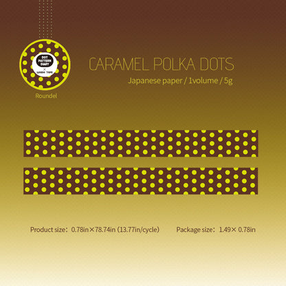 Dot Pattern Diary Series Washi Tape