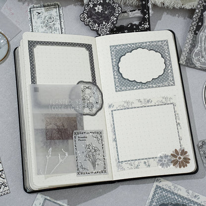 Border Narrative Series Sticker for journaling, scrapbooking and collage